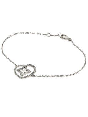 Louis Vuitton Bracelet Cool Heart Diamond 18K White Gold